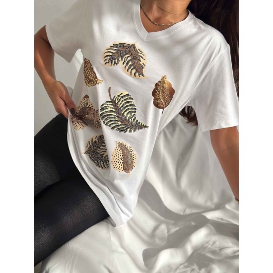 222098 TOPTAN BEYAZ TSHIRT