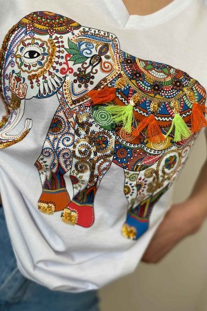 222115 TOPTAN BEYAZ TSHIRT