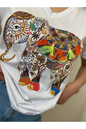 222115 TOPTAN BEYAZ TSHIRT