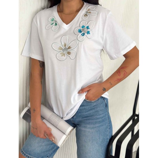 222122 TOPTAN BEYAZ TSHIRT