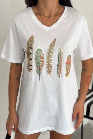 222126 TOPTAN BEYAZ TSHIRT