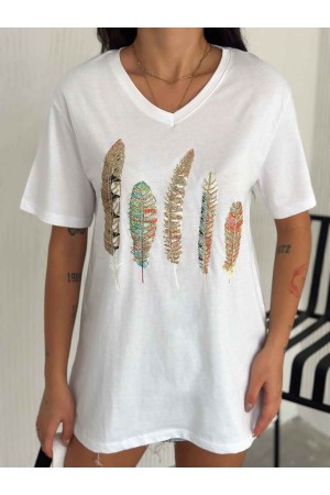 222126 TOPTAN BEYAZ TSHIRT