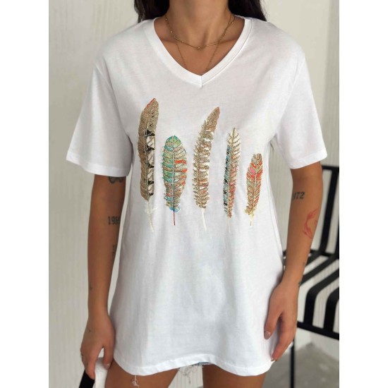 222126 TOPTAN BEYAZ TSHIRT