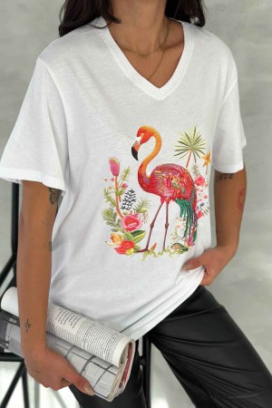 222129 TOPTAN BEYAZ TSHIRT