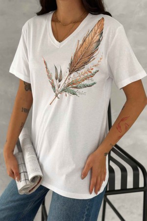 222131 TOPTAN BEYAZ TSHIRT