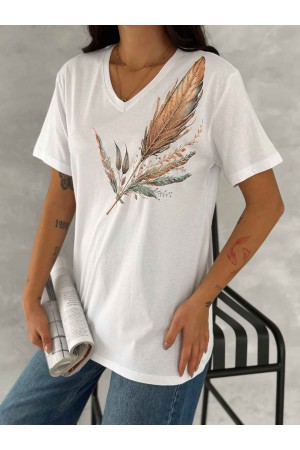 222131 TOPTAN BEYAZ TSHIRT