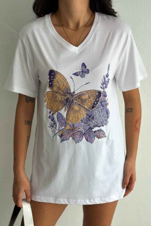 222134 TOPTAN BEYAZ TSHIRT