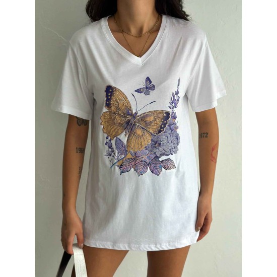 222134 TOPTAN BEYAZ TSHIRT