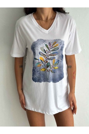 222135 TOPTAN BEYAZ TSHIRT