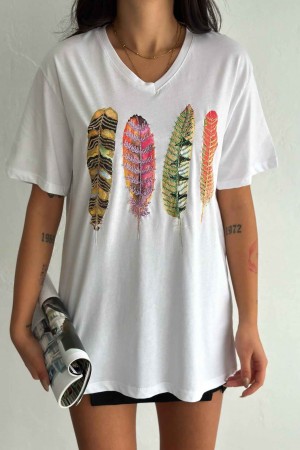 222137 TOPTAN BEYAZ TSHIRT