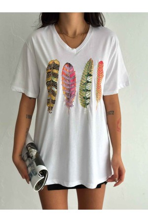 222137 TOPTAN BEYAZ TSHIRT