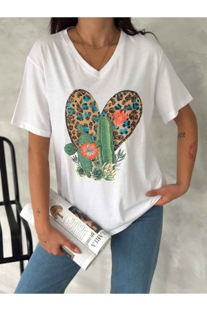 222140 TOPTAN BEYAZ TSHIRT