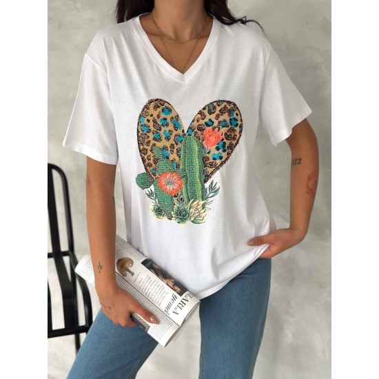 222140 TOPTAN BEYAZ TSHIRT