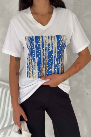 222144 TOPTAN BEYAZ TSHIRT