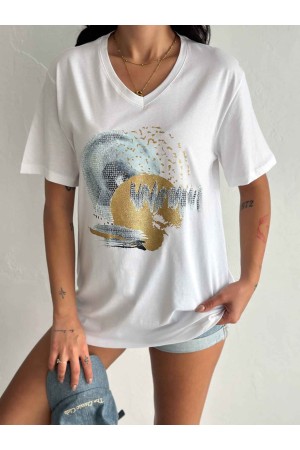 222149 TOPTAN BEYAZ TSHIRT