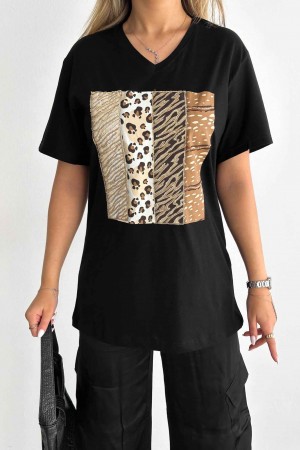 222155 TOPTAN SİYAH TSHIRT