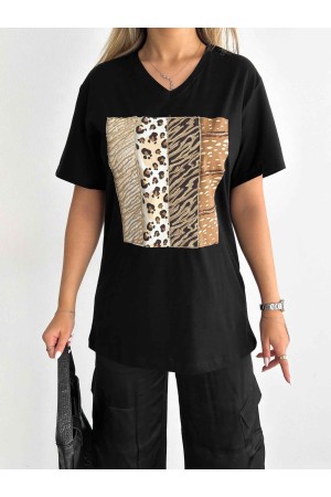 222155 TOPTAN SİYAH TSHIRT