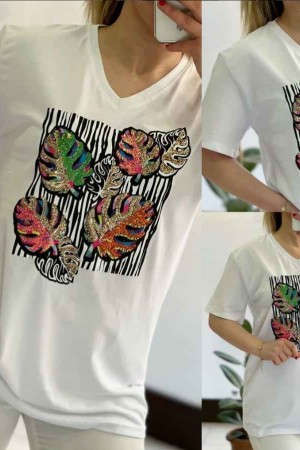 222162 TOPTAN BEYAZ TSHIRT