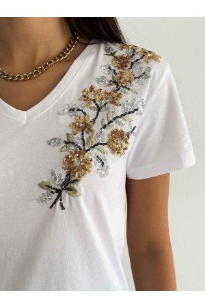 222168 TOPTAN BEYAZ TSHIRT