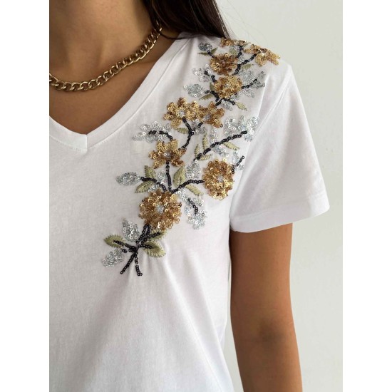 222168 TOPTAN BEYAZ TSHIRT