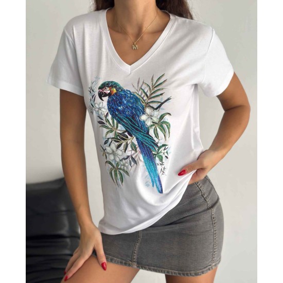 222180 TOPTAN BEYAZ TSHIRT