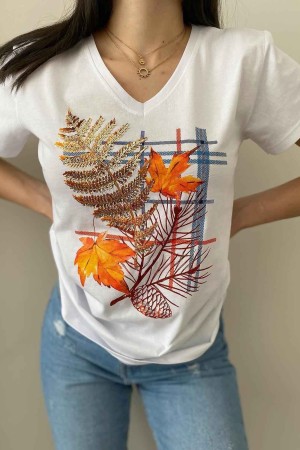 222183 TOPTAN BEYAZ TSHIRT