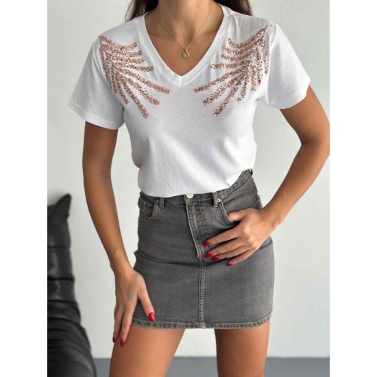 222188 TOPTAN BEYAZ TSHIRT