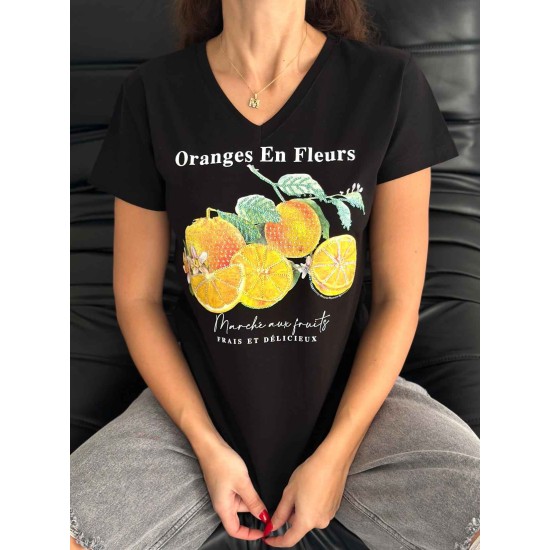 222189 TOPTAN SİYAH TSHIRT