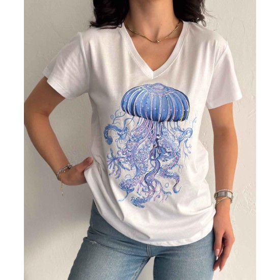 222196 TOPTAN BEYAZ TSHIRT