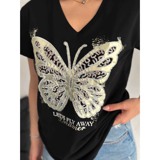 222199 TOPTAN SİYAH TSHIRT