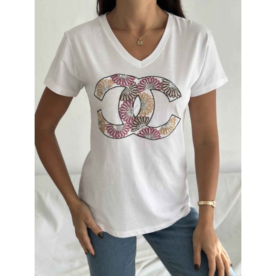 222206 TOPTAN BEYAZ TSHIRT