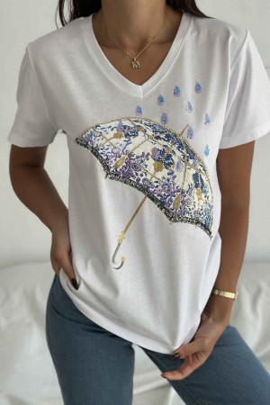 222208 TOPTAN BEYAZ TSHIRT