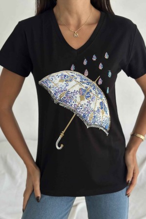 222209 TOPTAN SİYAH TSHIRT