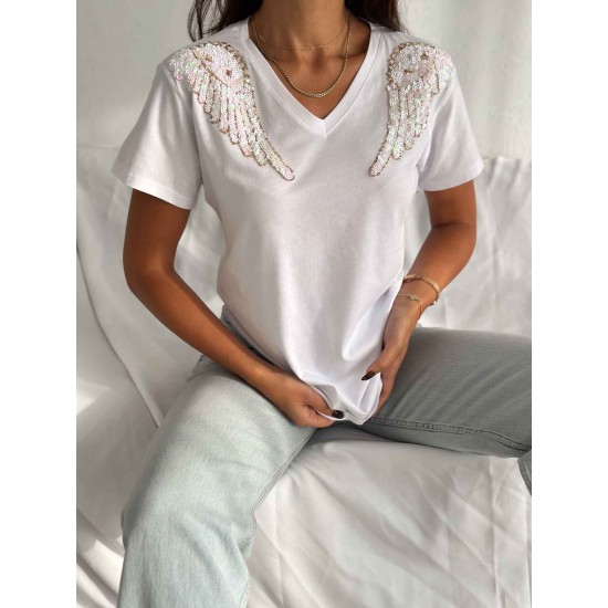 222210 TOPTAN BEYAZ TSHIRT