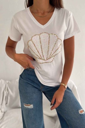 222212 TOPTAN BEYAZ TSHIRT