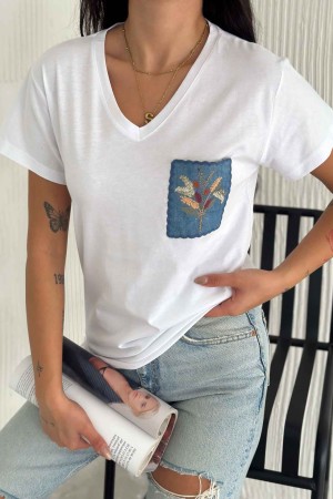 222230 TOPTAN BEYAZ TSHIRT