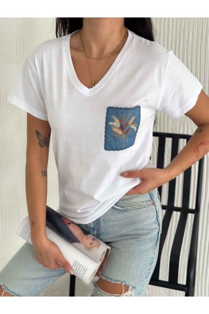 222230 TOPTAN BEYAZ TSHIRT