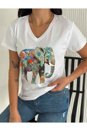 222233 TOPTAN BEYAZ TSHIRT