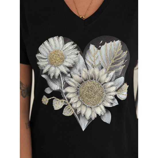 222236 TOPTAN SİYAH TSHIRT