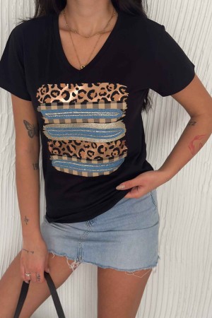 222242 TOPTAN SİYAH TSHIRT