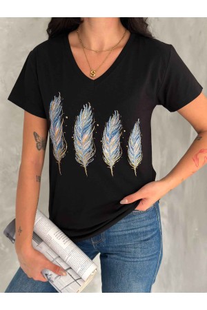 222244 black T shirts