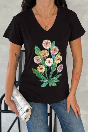 222248 TOPTAN SİYAH TSHIRT