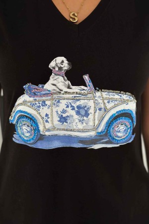 222254 TOPTAN SİYAH TSHIRT