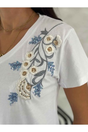 222257 TOPTAN BEYAZ TSHIRT