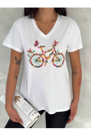 222259 TOPTAN BEYAZ TSHIRT