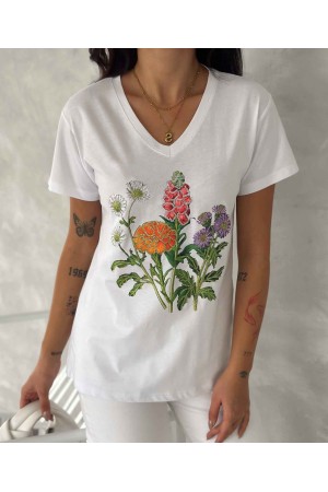 222261 TOPTAN BEYAZ TSHIRT