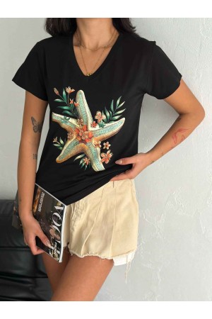 222263 TOPTAN SİYAH TSHIRT