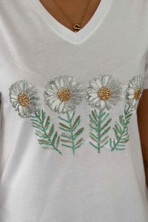 222264 TOPTAN BEYAZ TSHIRT