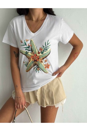 222265 TOPTAN BEYAZ TSHIRT