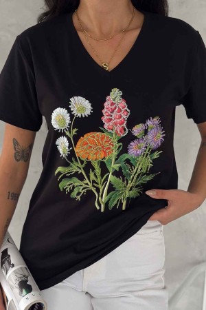 222267 TOPTAN SİYAH TSHIRT